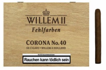 Willem II Fehlfarben No 40 Corona Zigarren